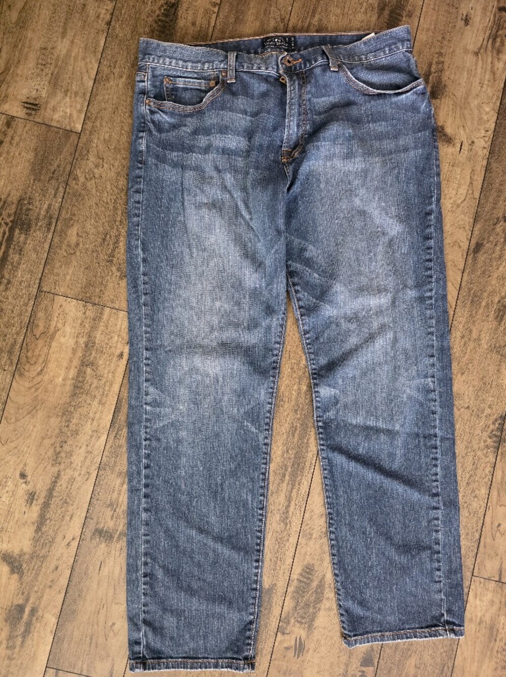 Lucky Brand 221 Original Men's Straight Jeans Medium Blue Wash 38x32